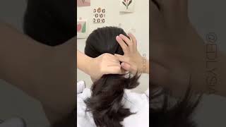 Fastest way to tie hair ❤🥀🔥|Yt Shorts|