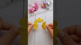 DIY paper crafts |Easy origami |Easy paper craft ideas |Flower greeting card |Birthday card #shorts