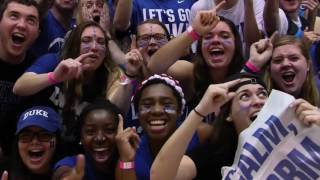 DBP: Amile Jefferson with Matt Jones after the Miami win (1/21/17)