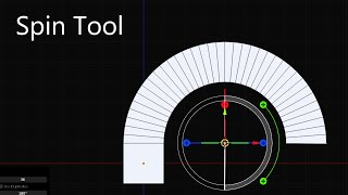 Narzędzie Spin Tool w Blenderze - zrobisz nim łuki, zwieńczenia kolumn i inne zakręty