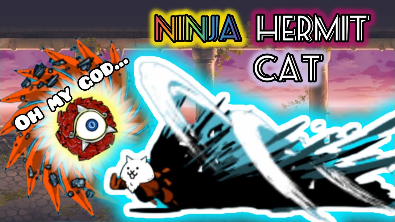 Ninja Hermit Cat Bcu Thebattlecats Youtube