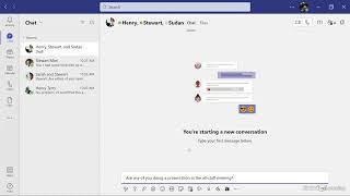 01 Use chats for private messages
