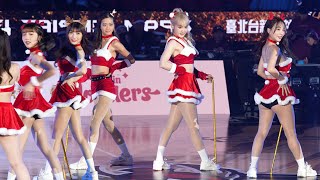 [4K]  セクシーなサンタさんコスでクリスマス🎄　Taishin Wonders 臺北戰神啦啦隊 臺北和平籃球館  2023/12/24【台湾チアTV】