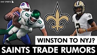 Saints TRADING Jameis Winston To The New York Jets After Aaron Rodgers Injury? Saints Trade Rumors