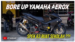 YAMAHA AEROX BORE UP 63MM !! ANTI TELAT SEKOLAH