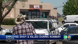 Stockton gas station employee killed in robbery, police say