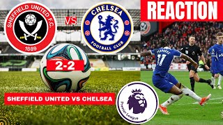 Sheffield United vs Chelsea 2-2 Live Stream Premier League Football EPL Match Score 2024 Highlight