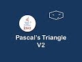 pascal's triangle v2 in java