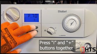 How To Remove F70 Fault Code On Vaillant Boiler