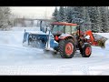 kubota m108x blowing snow and interior photos