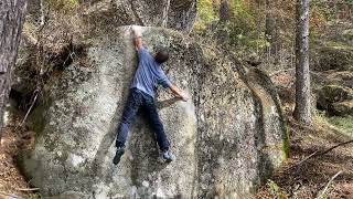 瑞牆　ニノ谷セクター　寒空　初段