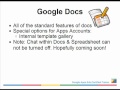 Google Apps for Education Overview