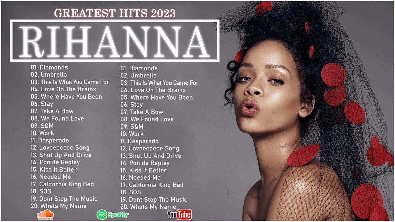 The Best Of Rihanna Rihanna Greatest Hits Full Album 2023 Youtube