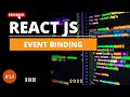 14: Event Binding in React js | EzyCode | React JS Full Tutorial