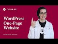 How To Build a One-Page WordPress Website With Elementor Hosting