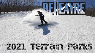 Belleayre Mountain Terrain Parks 2021! (Interesting day)