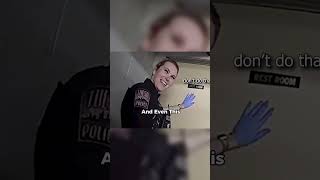 She forget the camera on 😲😲 #arrest #bodycam #police