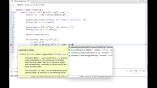 Calculate shipping costs (Java)