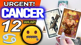 Cancer ♋URGENT❗️DON’T SAY ANYTHING TO ANYONE PLEASE🙏🏻🤐🤫 Horoscope for Today January 12 2025 ♋ Cancer