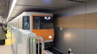 (夢洲行き④)近鉄7000系7105編成　中央線堺筋本町駅にて　その5