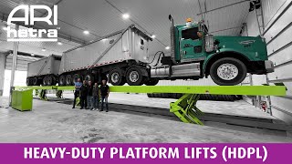 Flush-Mounted Heavy-Duty Platform Lifts (HDPL) ARI-HETRA