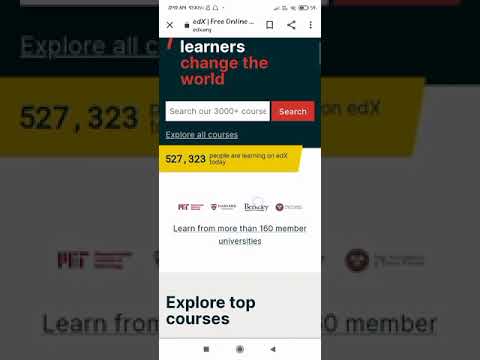 FREE ONLINE COURSES NO MONEY BEST WEBSITE #2 (EDX ONLINE COURSES)