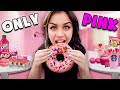 I Only Ate PINK FOOD for 24 HOURS