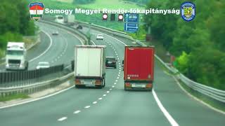 Szabálytalan előzések az M7-es autópálya somogyi szakaszán