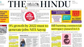 THE HINDU NEWSPAPER 20th December 2018 Complete Analysis