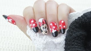 [미대의 네일컬렉션]32화_미니마우스 네일아트/Mickey Mouse. Minnie Mouse nail art/nailcollection by midae