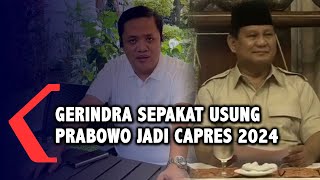 Sepakat!! Gerindra Usung Prabowo Maju Jadi Capres 2024 Mendatang