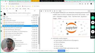 Python Hello World Using Jupyter Lab