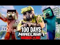 I Survived 100 Days in a ZOMBIE APOCALYPSE in Hardcore Minecraft!