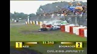 D88J F1 1995 Nurburgring Hill crash 1a