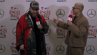 Teddy Swims interview with Nico Oso for Q102's Jingle Ball at the Wells Fargo Center