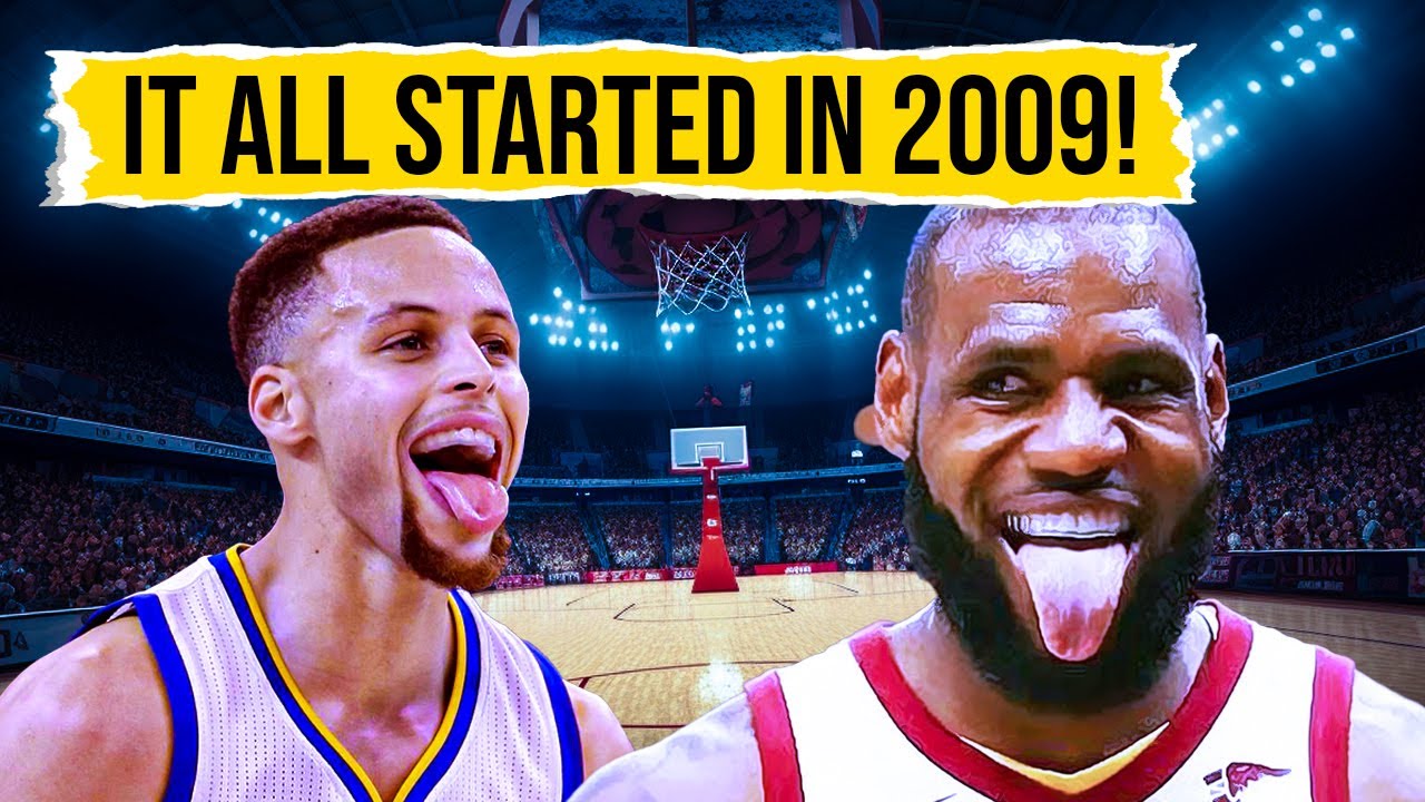 NBA HISTORY: LeBron And Steph Curry's EPIC FIRST Battle In 2009 ...