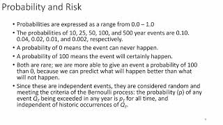 Chapter 3 Lecture 1: Probabilities and Risk