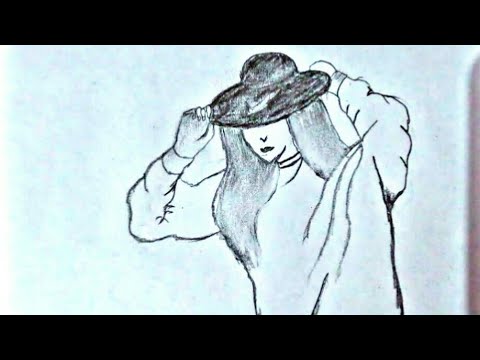 How To Draw A Girl Step By Step| Easy Girls Sketch - YouTube