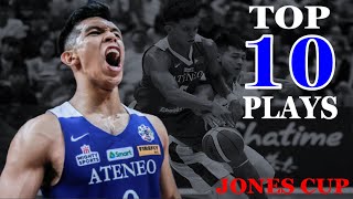 Thirdy Ravena Top 10 Plays | Jones Cup