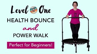 Rebounding for Beginners and Seniors / How To Health Bounce / Exercises for Knee Pain and Arthritis
