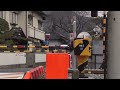 【まもなく開業！】可部線四日市踏切を通る、希少な113系試運転列車　railway crossing in japan