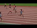 2016.06.25 岡山県選手権 男子 100ｍ 予選2組