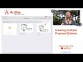 how to create multiple proposal options arcsite tips and tricks