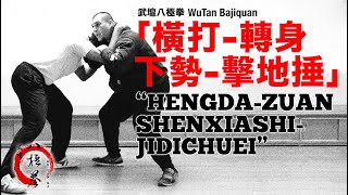 武壇八極拳「橫打-下勢-擊地捶」WuTan Bajiquan “HengDa-XiaShi-JiDiChuei”