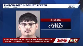 Man charged with second-degree murder in deputy’s deadly crash to remain behind bars after court ...