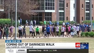 UAH holds campus walk for suicide prevention and awareness