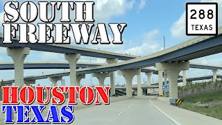 SH-288 North TOLL - South Freeway - Pearland to Houston - Texas - 4K Highway Drive