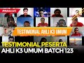 Testimonial Peserta Ahli K3 Umum Batch 123