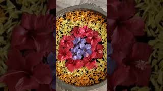 Different onam poo kolam# onam Celebrations # YouTube shorts videos# shorts videos #shorts #wow#