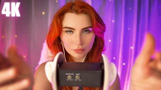 ASMR Trigger Words, Mouth Sounds \u0026 Visuals ( Heavy Delay / 4K )